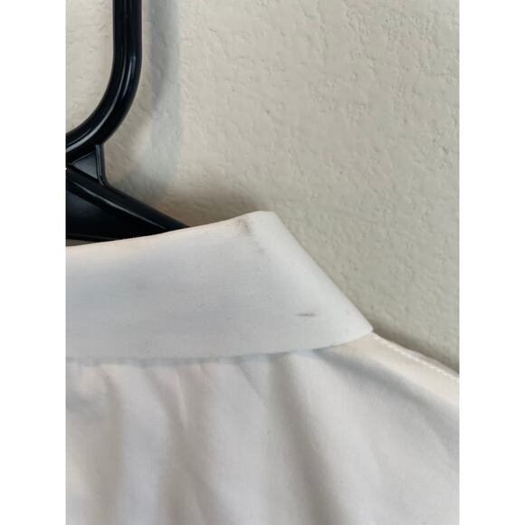 Theory White Robertson Button Up, Size S - Picture 8 of 9